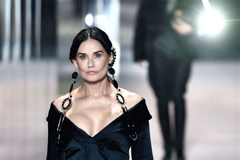 fendi moore|Demi Moore makes surprise cameo at Fendi’s haute couture show.